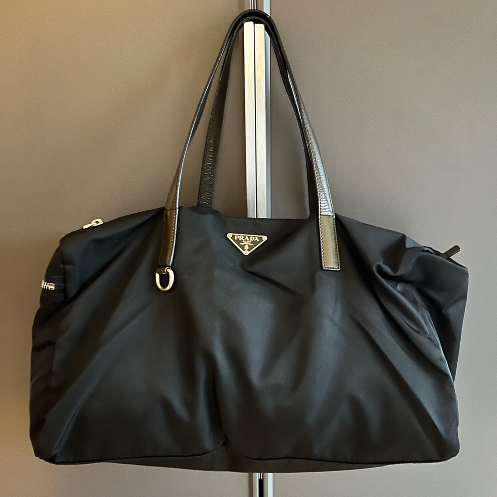 Authentic Prada small duffle/shoulder bag